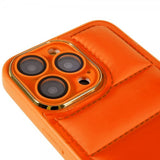 iPhone 14 Pro Max Skal Down Jacket Design Orange