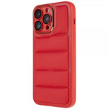 iPhone 14 Pro Max Skal Down Jacket Design Röd