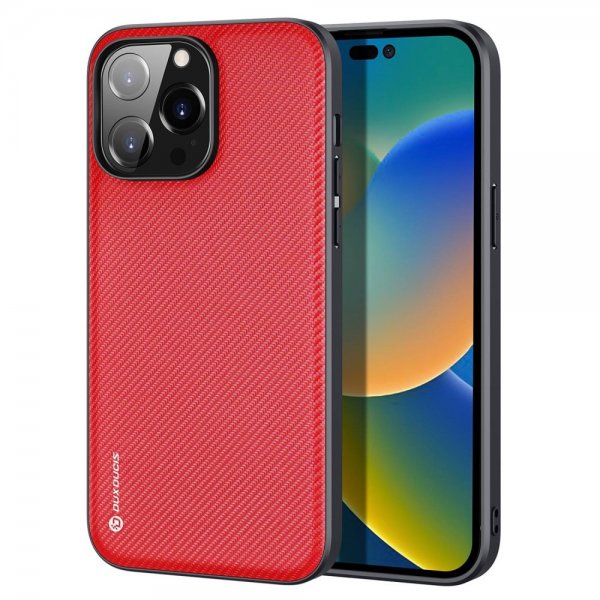 Dux Ducis iPhone 14 Pro Max Skal FINO Series Röd
