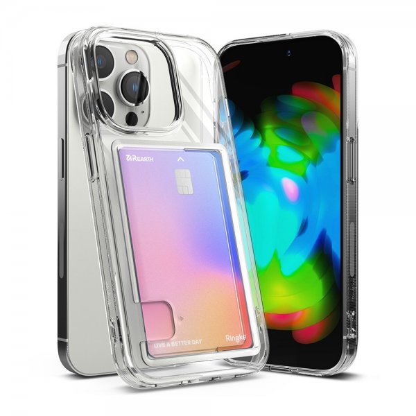Ringke iPhone 14 Pro Max Skal Fusion Card Clear