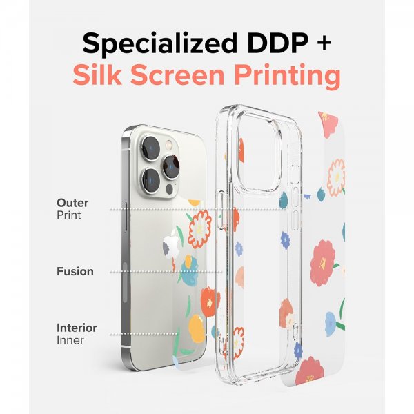 Ringke iPhone 14 Pro Max Skal Fusion Design Floral