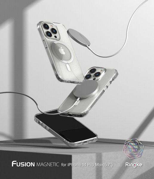 Ringke iPhone 14 Pro Max Skal Fusion Magnetic Matte Clear