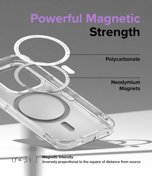 Ringke iPhone 14 Pro Max Skal Fusion Magnetic Matte Clear