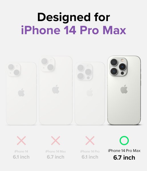 Ringke iPhone 14 Pro Max Skal Fusion Matte Clear