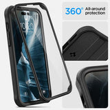 Spigen iPhone 14 Pro Max Skal Geo Armor 360 MagFit Svart