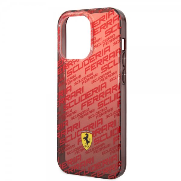 Ferrari iPhone 14 Pro Max Skal Gradient Scuderia Röd
