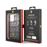 Ferrari iPhone 14 Pro Max Skal Gradient Scuderia Svart