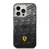 Ferrari iPhone 14 Pro Max Skal Gradient Scuderia Svart