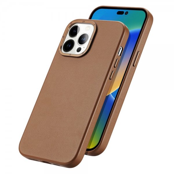 Dux Ducis iPhone 14 Pro Max Skal Grit Series MagSafe Brun