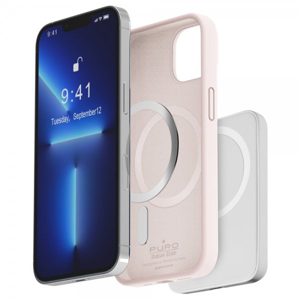 Puro iPhone 14 Pro Max Skal ICON Mag Rosa