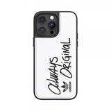 Adidas iPhone 14 Pro Max Skal Inlay Embroidery Case Vit Svart