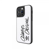 Adidas iPhone 14 Pro Max Skal Inlay Embroidery Case Vit Svart