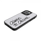 Adidas iPhone 14 Pro Max Skal Inlay Embroidery Case Vit Svart