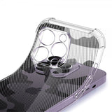 iPhone 14 Pro Max Skal Kamouflage Svart