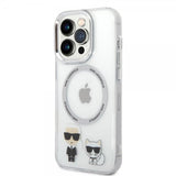 Karl Lagerfeld iPhone 14 Pro Max Skal Karl & Choupette MagSafe Transparent