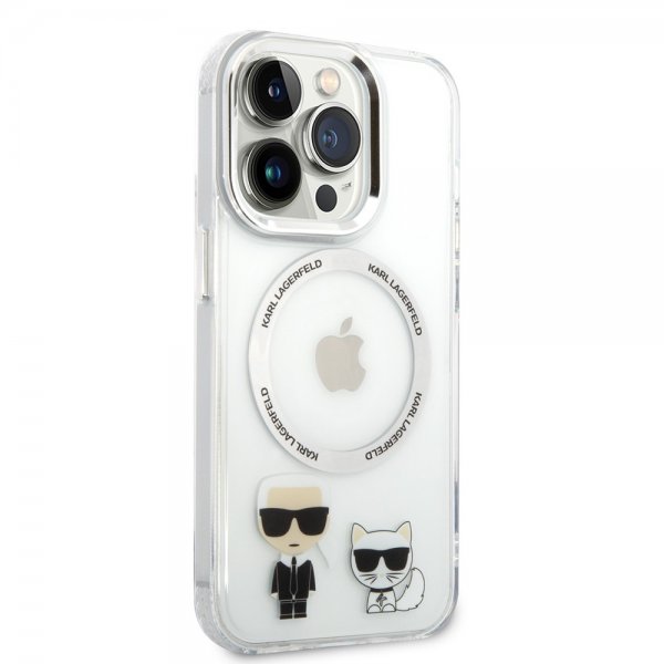 Karl Lagerfeld iPhone 14 Pro Max Skal Karl & Choupette MagSafe Transparent