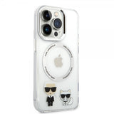 Karl Lagerfeld iPhone 14 Pro Max Skal Karl & Choupette MagSafe Transparent