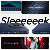 Spigen iPhone 14 Pro Max Skal Liquid Air Navy Blue