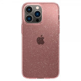 Spigen iPhone 14 Pro Max Skal Liquid Crystal Glitter Rose Quartz