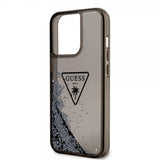 Guess iPhone 14 Pro Max Skal Liquid Glitter Translucent Svart