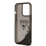 Guess iPhone 14 Pro Max Skal Liquid Glitter Translucent Svart
