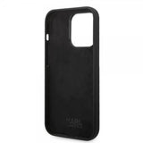Karl Lagerfeld iPhone 14 Pro Max Skal Liquid Silicone Choupette Svart