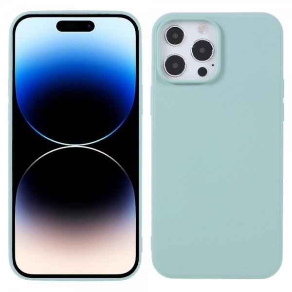 X-Level iPhone 14 Pro Max Skal Liquid Silicone Turkos