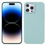 X-Level iPhone 14 Pro Max Skal Liquid Silicone Turkos
