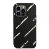 Karl Lagerfeld iPhone 14 Pro Max Skal Logomania Svart