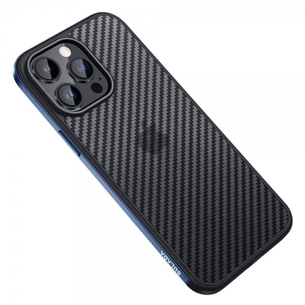 Sulada iPhone 14 Pro Max Skal Luxury Series Blå