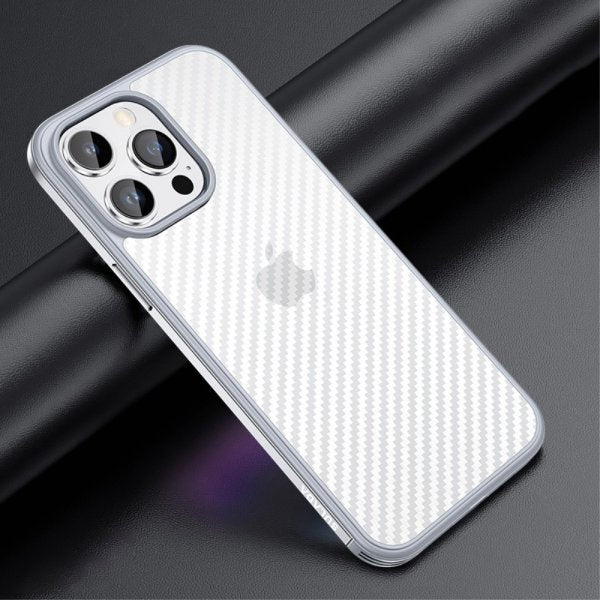 Sulada iPhone 14 Pro Max Skal Luxury Series Silver
