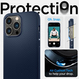 Spigen iPhone 14 Pro Max Skal Mag Armor MagFit Navy Blue