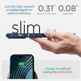 Spigen iPhone 14 Pro Max Skal Mag Armor MagFit Navy Blue