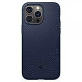 Spigen iPhone 14 Pro Max Skal Mag Armor MagFit Navy Blue