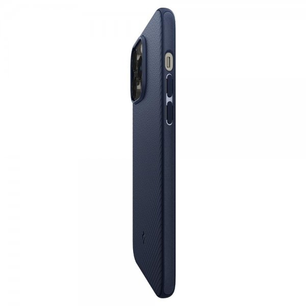 Spigen iPhone 14 Pro Max Skal Mag Armor MagFit Navy Blue