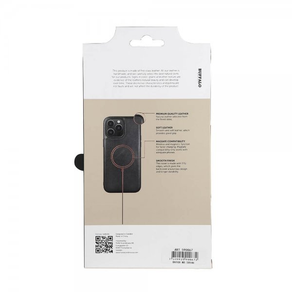 Buffalo iPhone 14 Pro Max Skal MagSeries Svart