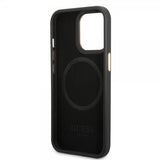 Guess iPhone 14 Pro Max Skal Metal Plate Logo MagSafe Svart