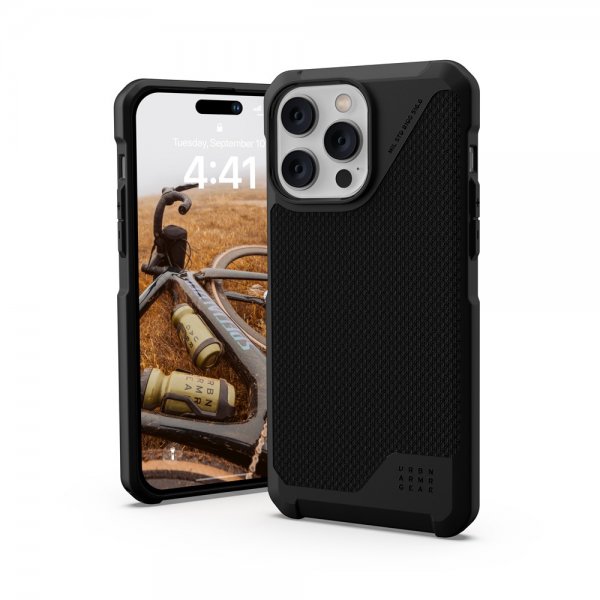 Urban Armor Gear (UAG) iPhone 14 Pro Max Skal Metropolis LT MagSafe Kevlar Black