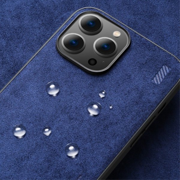 X-Level iPhone 14 Pro Max Skal Mockatextur Blå