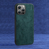 X-Level iPhone 14 Pro Max Skal Mockatextur Grön