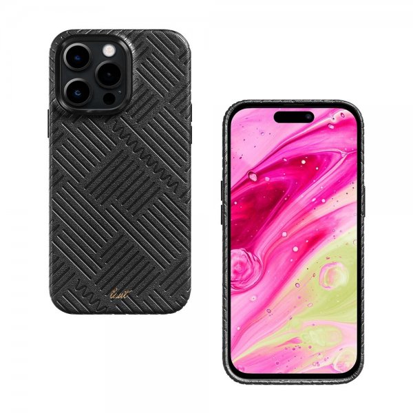 LAUT iPhone 14 Pro Max Skal Motif MagSafe Black Lines