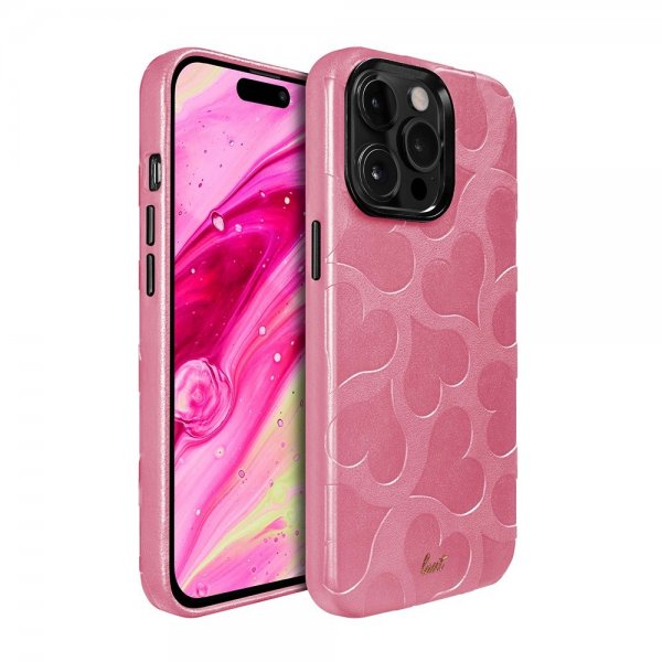 LAUT iPhone 14 Pro Max Skal Motif MagSafe Pink Hearts