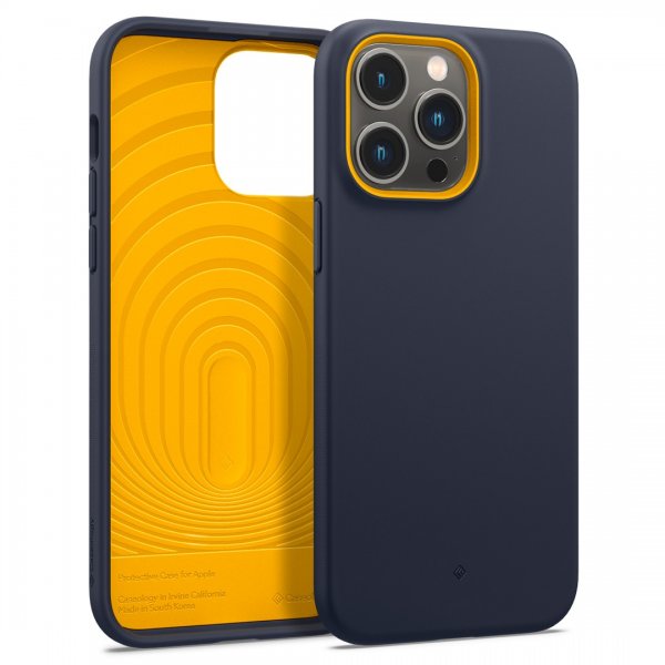 Caseology iPhone 14 Pro Max Skal med Skärmskydd Nano Pop 360 Blueberry Navy