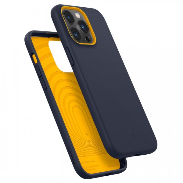 Caseology iPhone 14 Pro Max Skal med Skärmskydd Nano Pop 360 Blueberry Navy