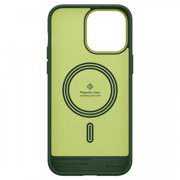 Caseology iPhone 14 Pro Max Skal Nano Pop Mag Avo Green
