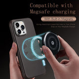Dux Ducis iPhone 14 Pro Max Skal Naples Series MagSafe Mörkbrun