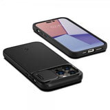 Spigen iPhone 14 Pro Max Skal Optik Armor MagFit Svart