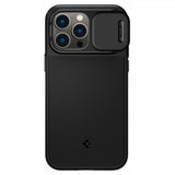 Spigen iPhone 14 Pro Max Skal Optik Armor MagFit Svart