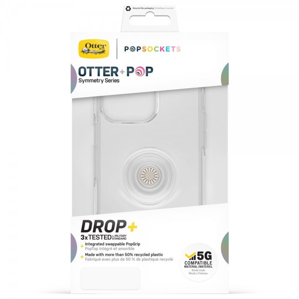 Otterbox iPhone 14 Pro Max Skal Otter+Pop Symmetry Clear Clear Pop