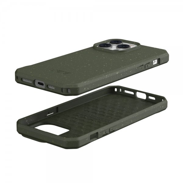Urban Armor Gear (UAG) iPhone 14 Pro Max Skal Outback Biodegradable Cover Olive